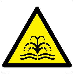 W516 Warning: fountain/water plume